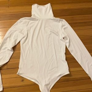 White Turtleneck Bodysuit